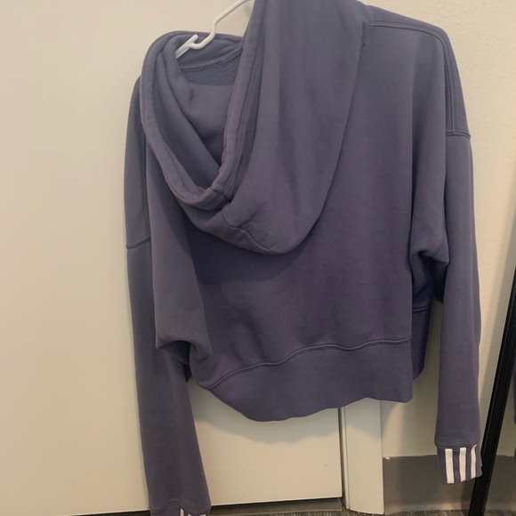 Purple ADIDAS coeezee Hoodie sweatshirt - Picture 5 of 6